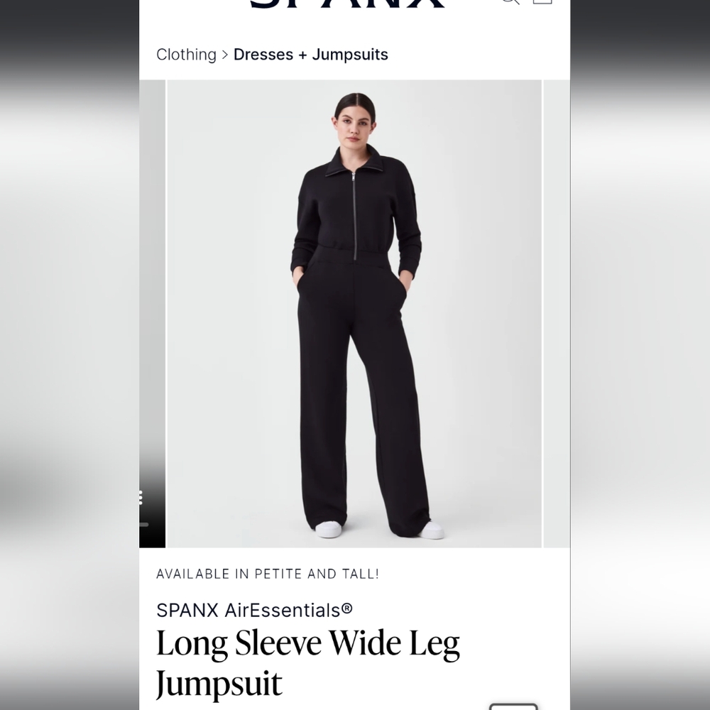 SPANX Long Sleeve Jumpsuit